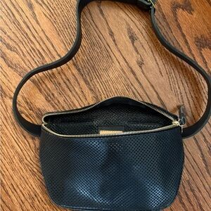 Clare V. Perforated Fanny Pack/Crossbody